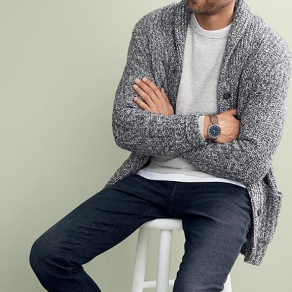 Goodfellow & Co Sweaters Nwt Buttonup Shawl Collar Chunky Knit